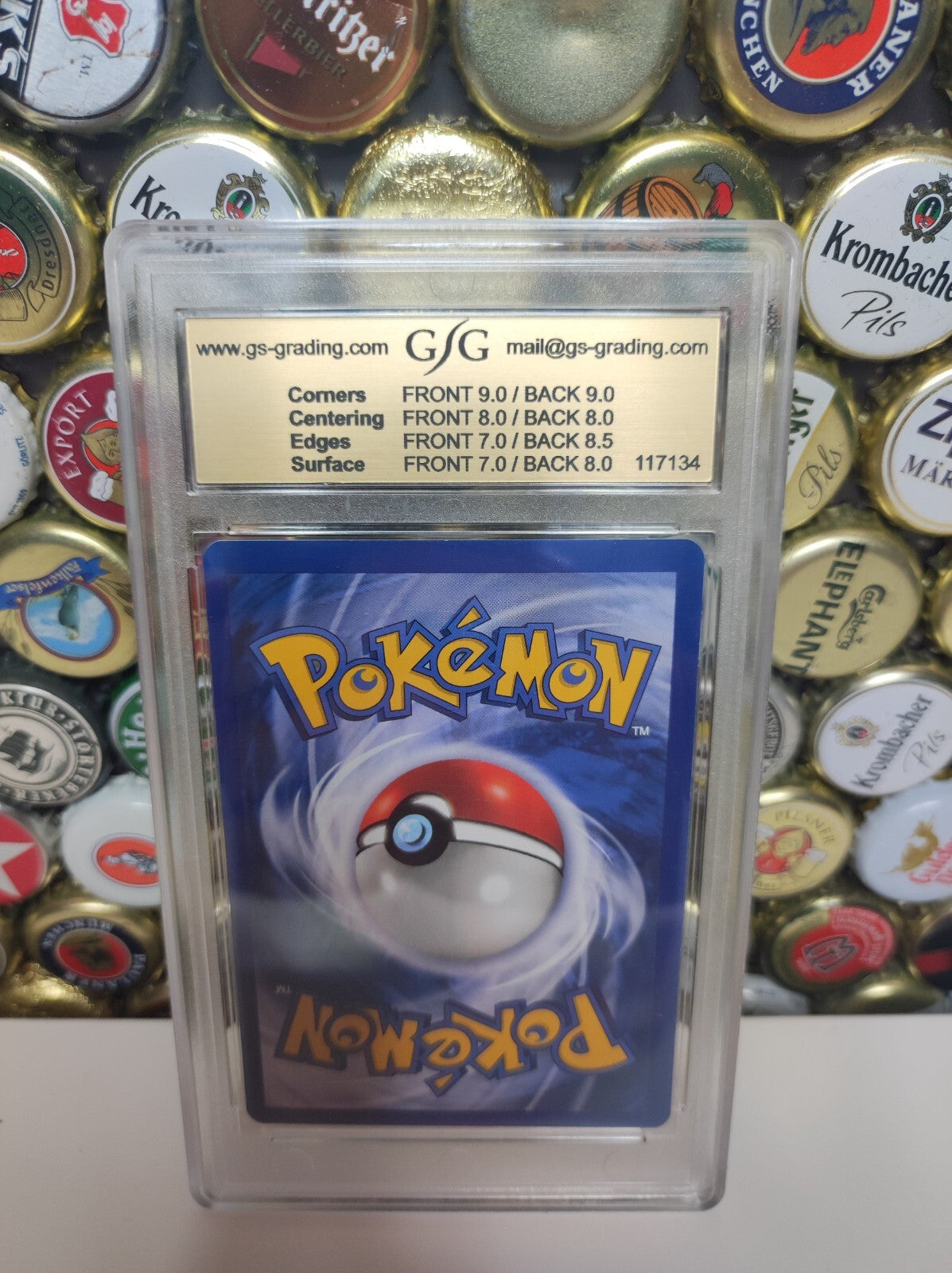 Pokémon Karte Mewtu 10/102 Holo PSA GSG 7,5 Base Set NM WOTC DE Mewtwo