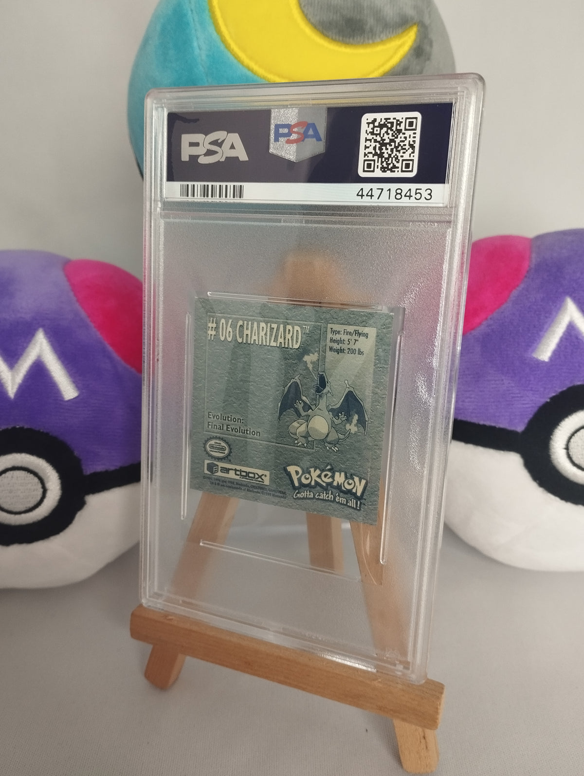 Glurak (Charizard) - Stickers Series 1 (EN) - #6 - Sticker - PSA 8