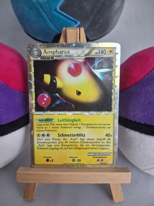 Ampharos - Heartgold & Soulsilver (DE) - 105/123 - Prime - LP/PL