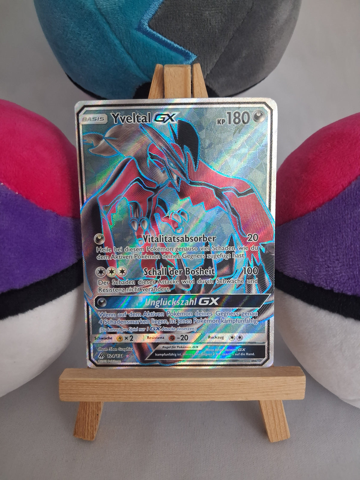 Yveltal GX - Grauen der Lichtfinsternis (DE) - 124/131 - GX Full Art - LP