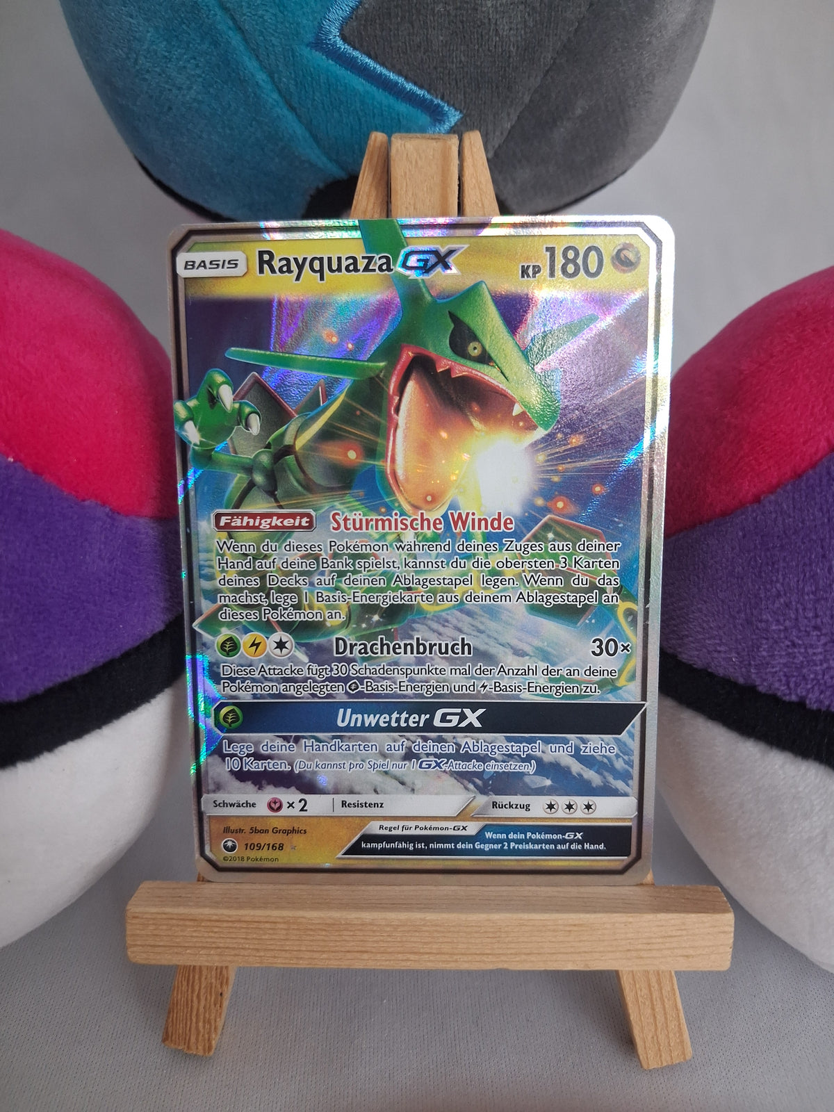 Rayquaza GX - Sturm am Firmament (DE) - 109/168 - GX - NM-
