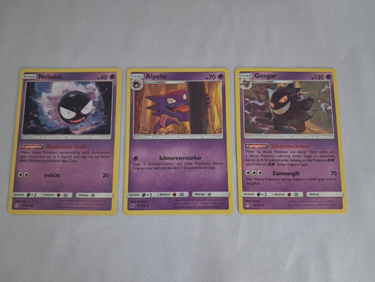 Gengar + Evolutionsreihe - Kräfte im Einklang (DE) - 70/214 - Non Holo - NM-