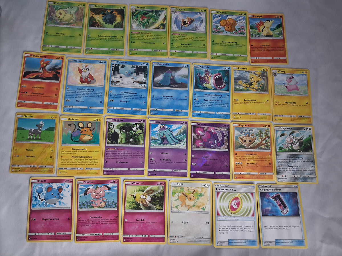 Echo des Donners Set 26 Karten mit Icognito - Echo des Donners (DE) - 90/214 - Non Holo - EX
