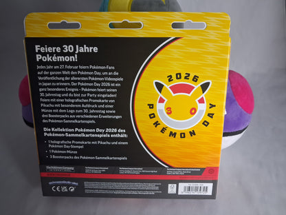 Pikachu Day 30 Jahre Kollektion - 2026 - Sealed (leichte Beschädigungen)