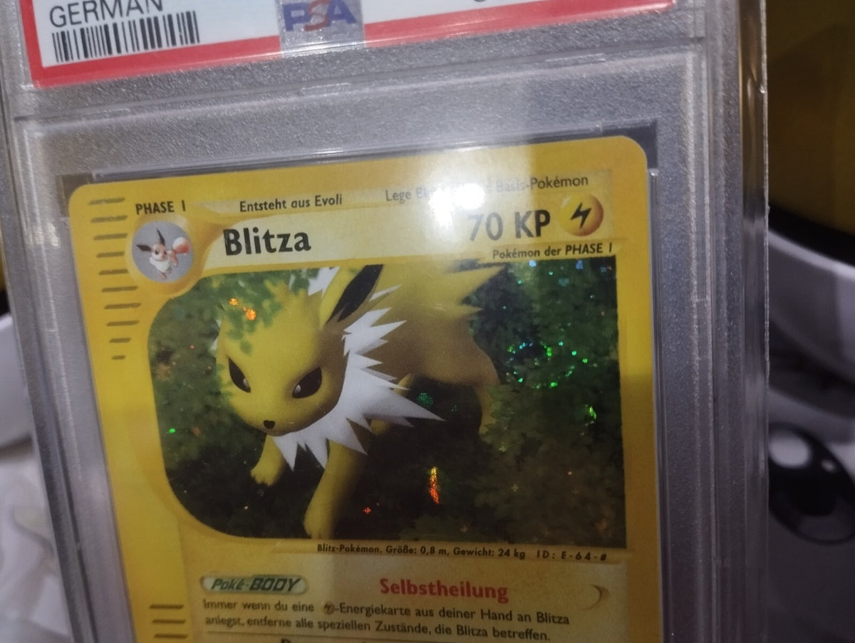 Pokémon Karte Bltza H12/H32 PSA 8 Holo Skyridge WOTC Jolteon DE NM Mint