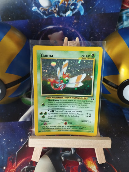 Pokémon Karte Yanma 17/75 Holo Neo Discovery Neo Entdeckung WOTC PSA EN EX