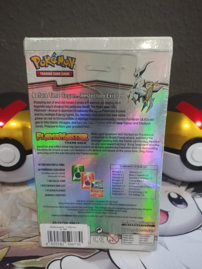 Pokémon Arceus Themendeck Theme Deck Sealed Neu EN Flamemaster Platinum NEW