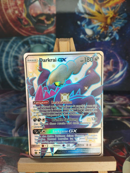 Pokémon Darkrai GX SV70/SV94 Verborgenes Schicksal Shiny DE PSA NM