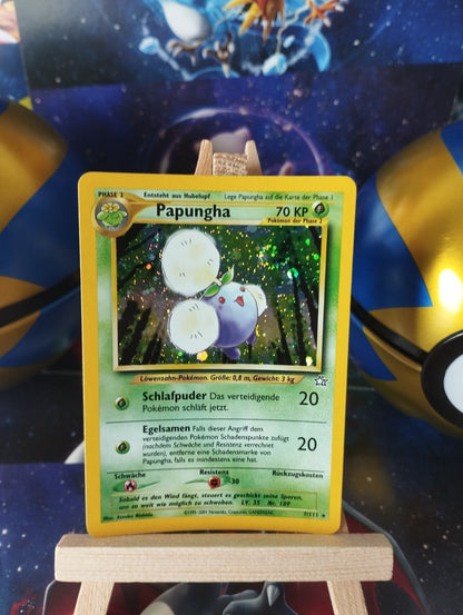 Pokémon Karte Papungha Holo 8/111 Jumpluff Neo Genesis WOTC PSA DE #7 EX SWIRL