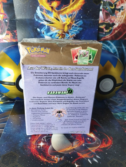 Pokémon ex Sandsturm Karawane Themendeck Neu OVP Sealed Wielie WOTC PSA DE RARE!