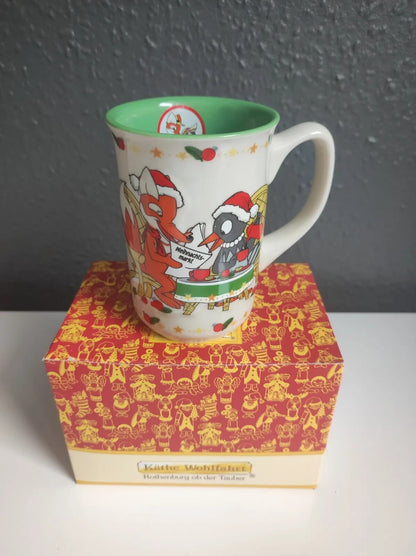 Glühweintassen Weihnachtsmarkt Leipzig; Herr Fuchs und Frau Elster + Moppi 2020