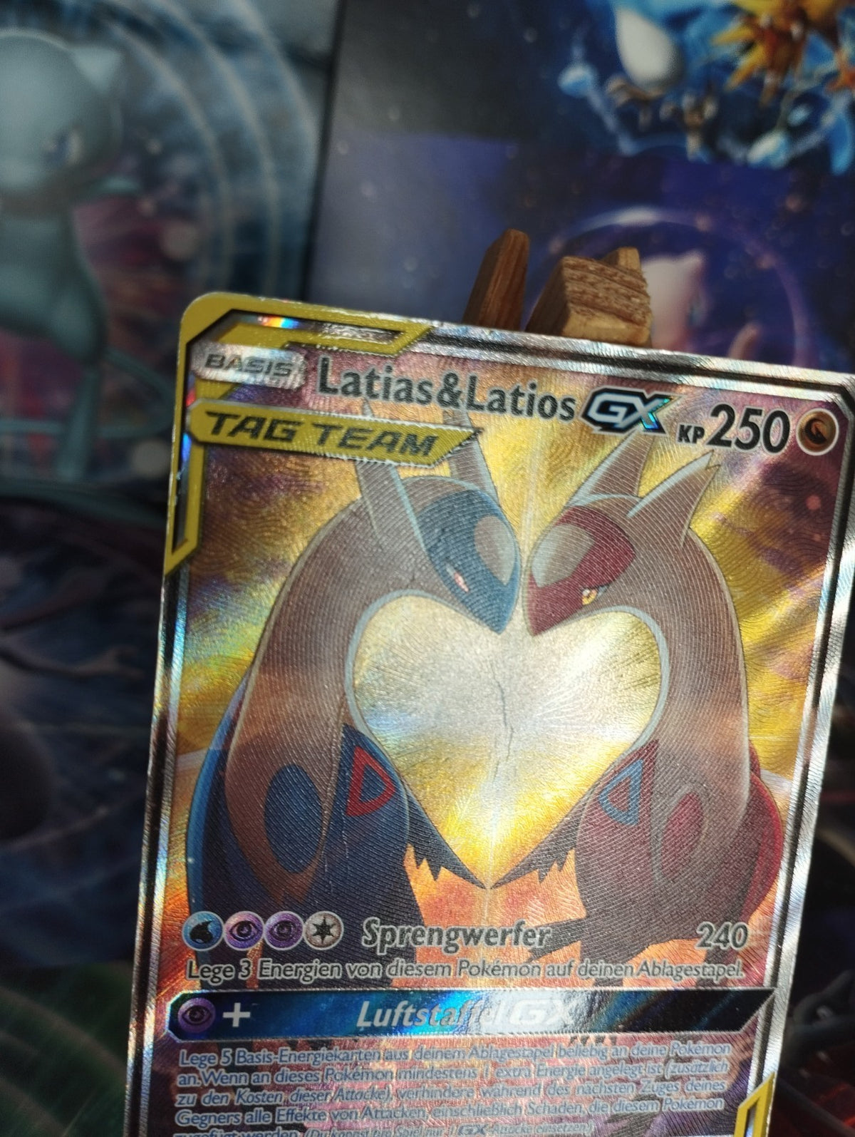 Pokémon Latias&Latios GX Tag Team Alt Art 170/181 Chase PSA  Teams sind Trumpf