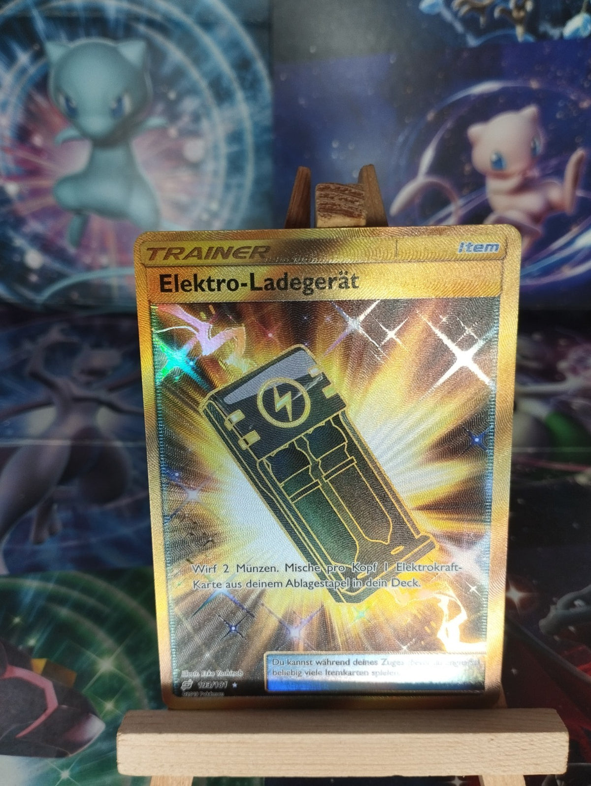 Pokémon Elektro-Ladegerät Trainer Gold 193/181 DE PSA Teams sind Trumpf NM EX
