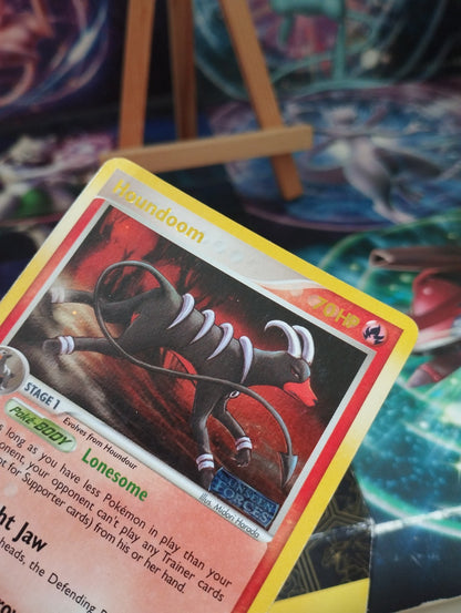 Pokémon Karte Houndoom Reverse Holo Stamp ex Unseen Forces 7/115 EN PSA LP