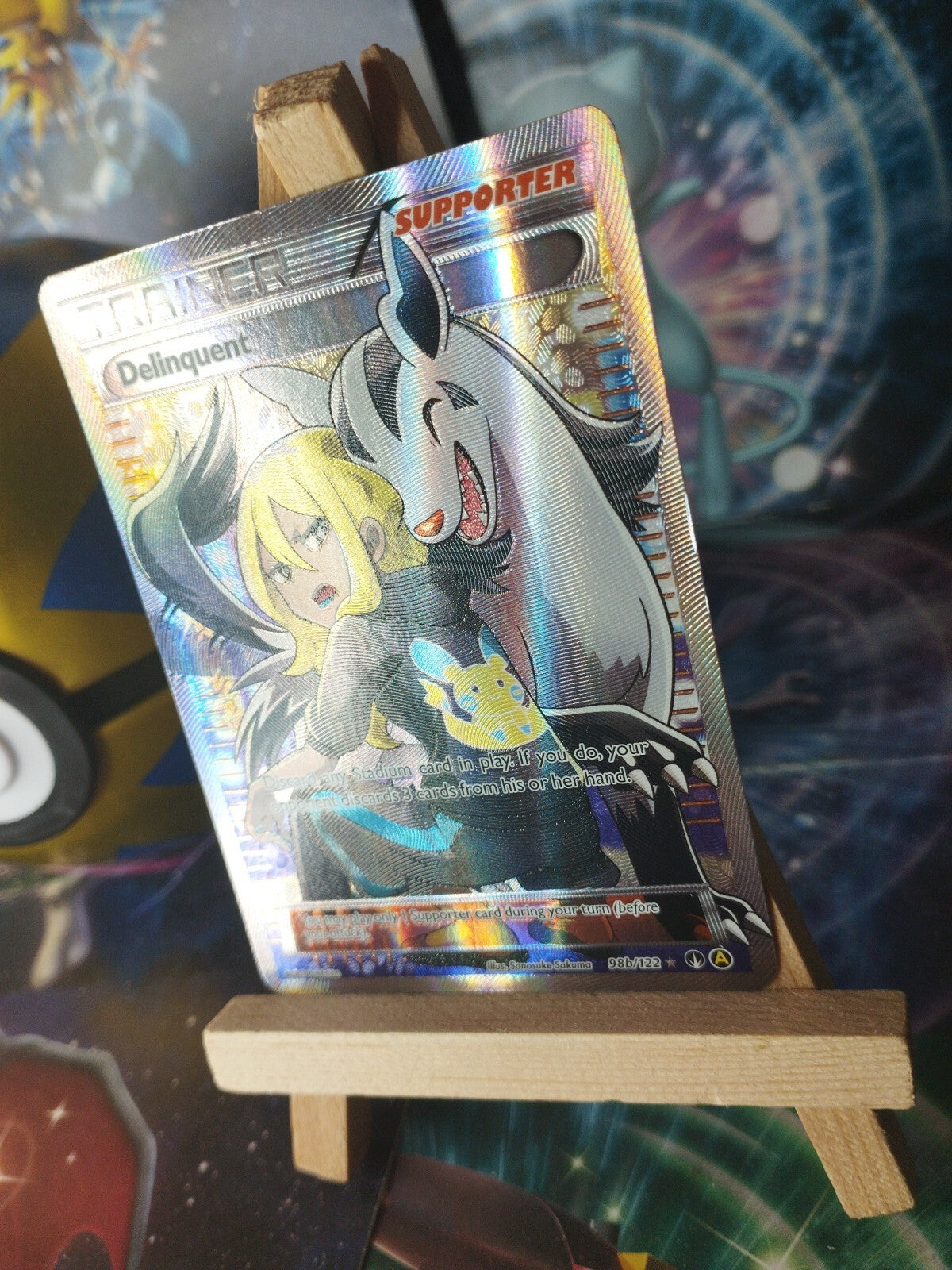 Pokémon Delinquent 98b/122 Premium Trainers Collection Promo PSA EN Alt NM