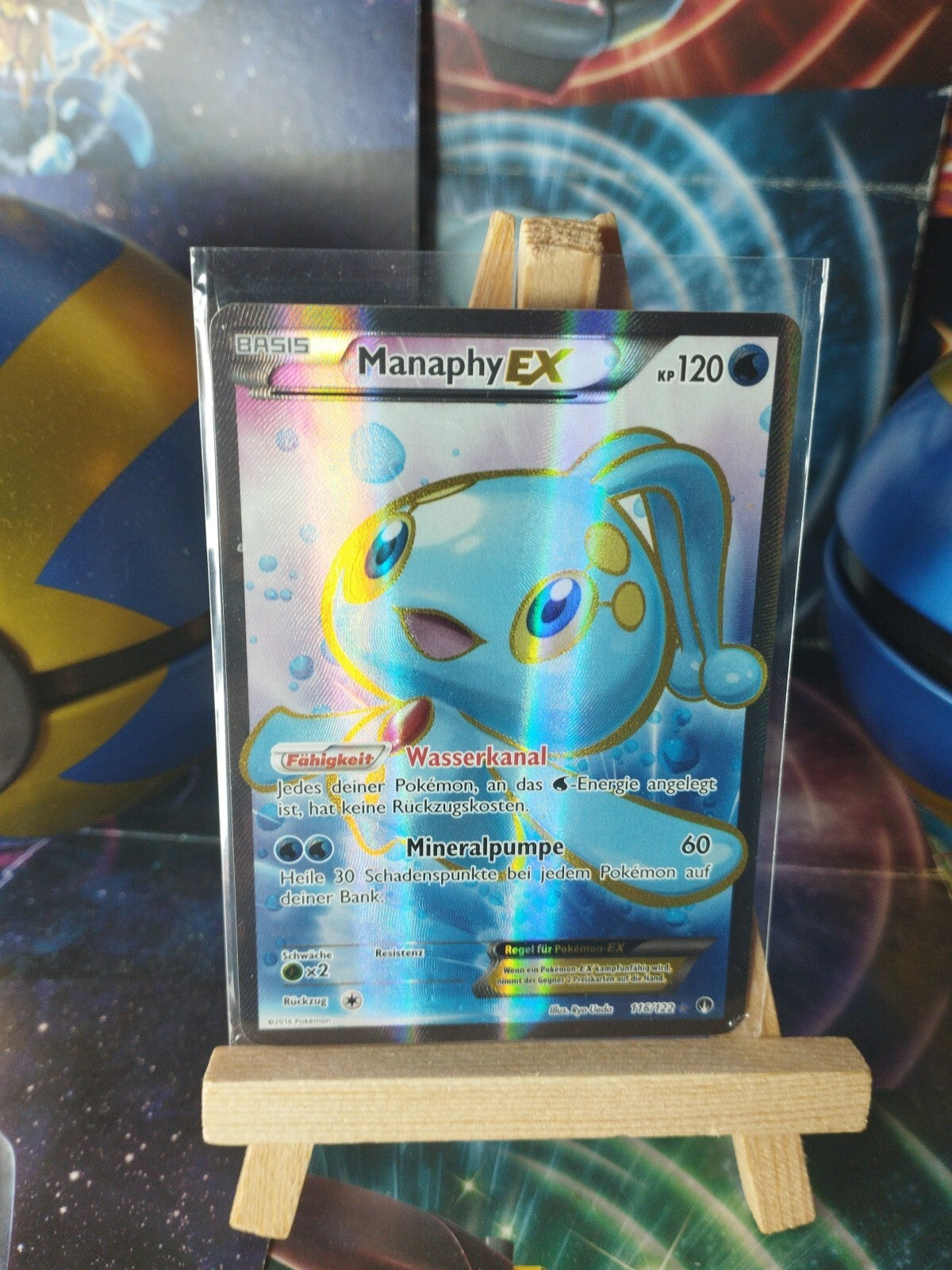Pokémon Manaphy EX 116/122 XY Turbostart Breakpoint PSA EX DE