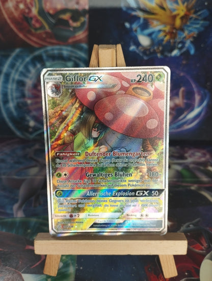 Pokémon Giflor GX Alt Art 211/236 Welten im Wandel DE PSA LP Vileplume