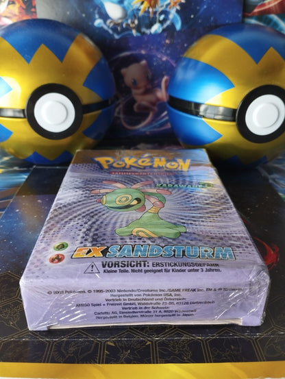 Pokémon ex Sandsturm Karawane Themendeck Neu OVP Sealed Wielie WOTC PSA DE RARE!
