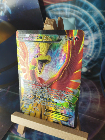 Pokémon Karte Ho-Oh EX 119/124 Hoheit der Drachen Dragons Exalted DE PSA LP