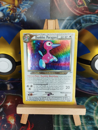 Pokémon Karte Dunkles Porygon 2 8/105 Neo Destiny WOTC Holo Dark PSA DE PL 