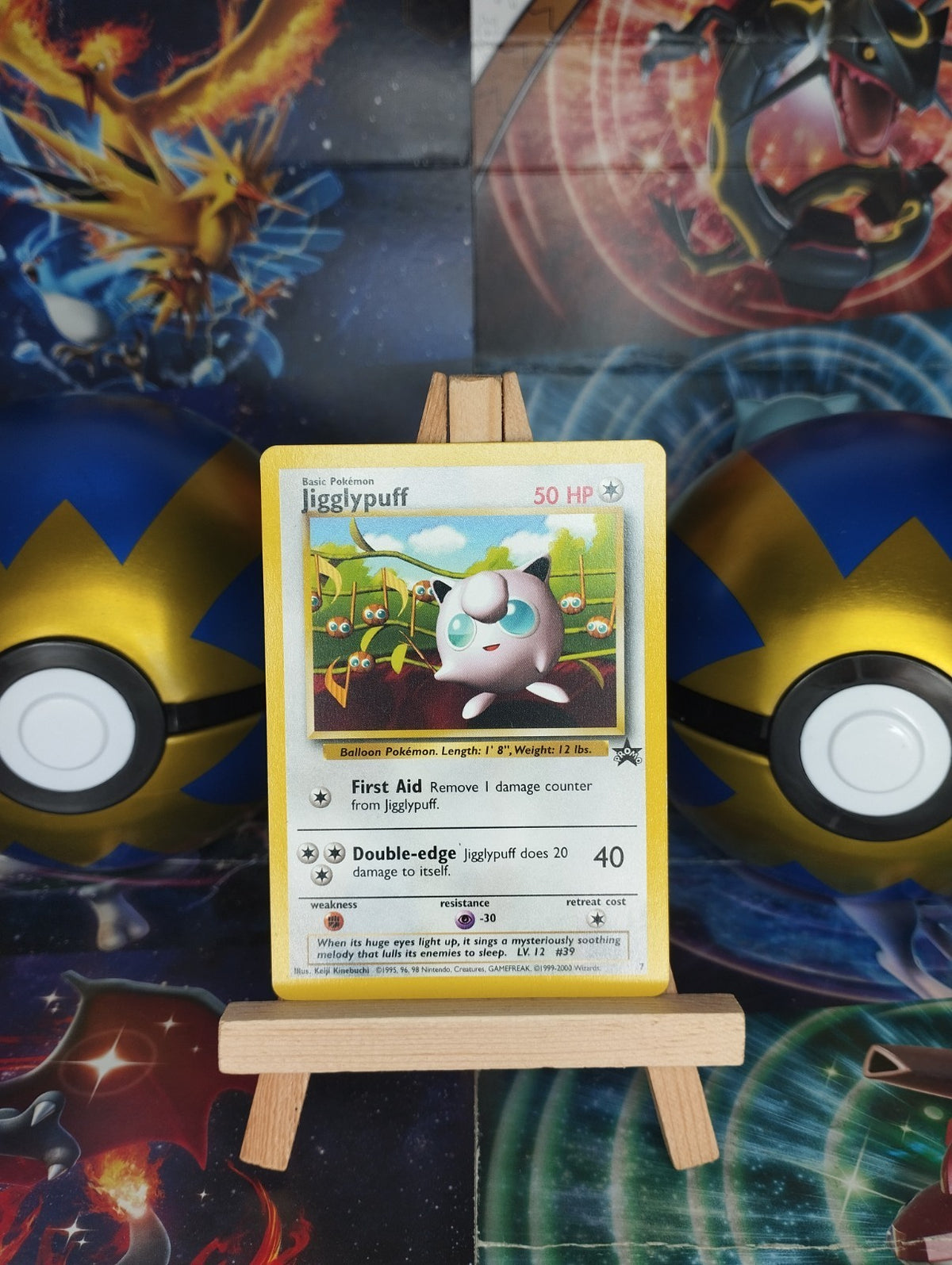 Pokémon Karte Pummeluff Jigglypuff (WP 7) Wizards Promo 7 WOTC EN EX