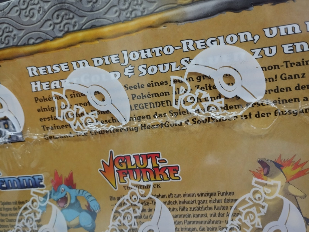 Pokémon Heartgold Soulsilver Base Themendeck Display Sealed 12 Decks DE OVP WOTC