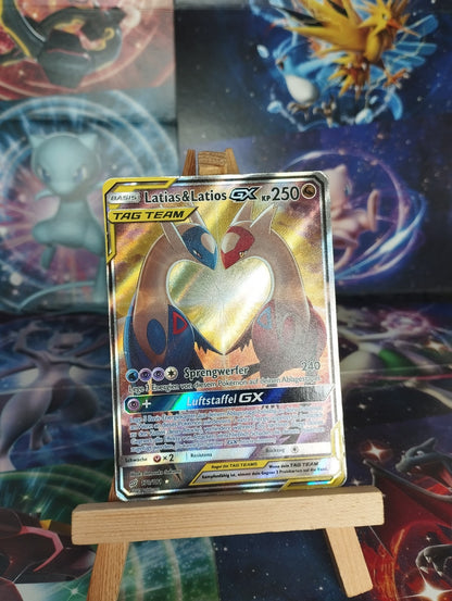 Pokémon Latias&Latios GX Tag Team Alt Art 170/181 Chase PSA  Teams sind Trumpf