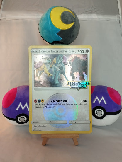 Raikou, Entei und Suicune Promo - Legendäre Pokémon SM Promo (DE) - Unnumbered - Jumbo Oversize - NM/EX
