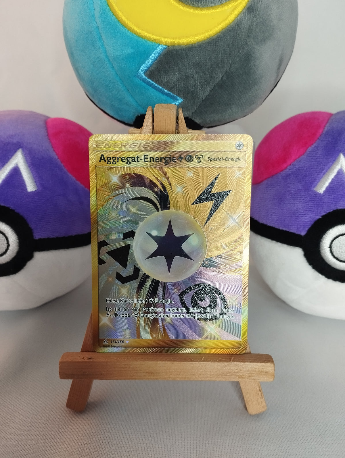 Pokémon Aggregat-Energie Gold 171/156 Ultra Prisma DE PSA LP