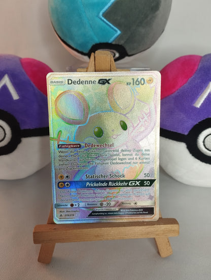 Dedenne GX - Kräfte im Einklang (DE) - 219/214 - Rainbow - EX