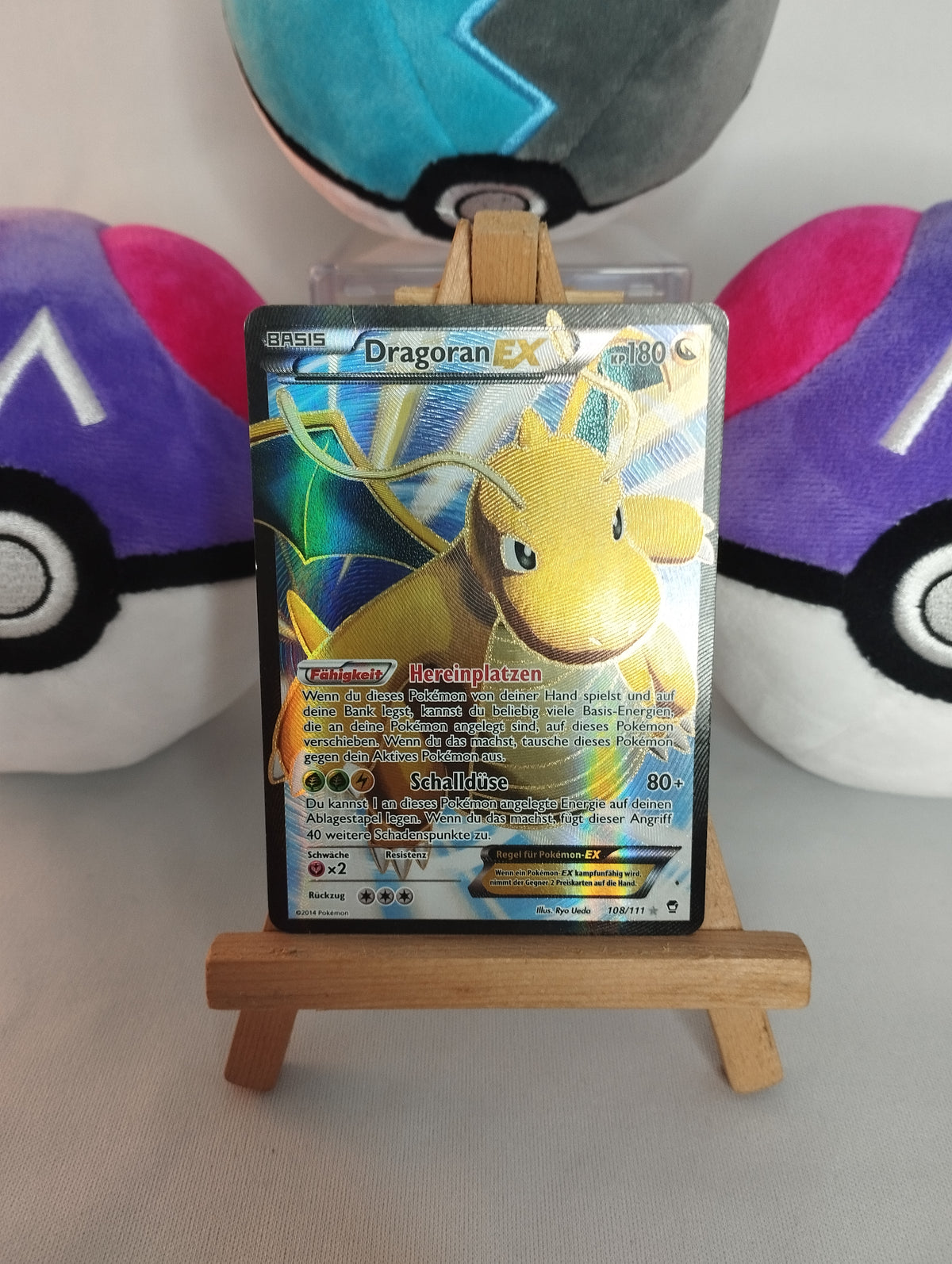 Pokémon Dragoran EX 108/111 Fliegende Fäuste Furious Fists PSA WOTC Dragonite LP