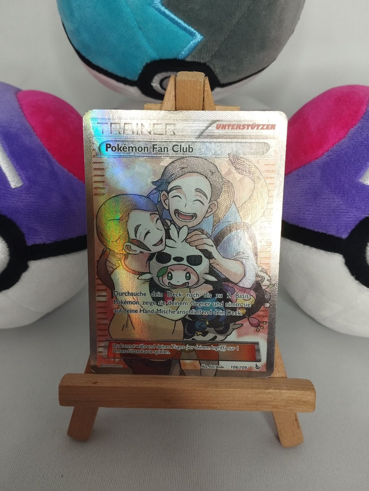 Pokémon Fan Club - XY Flammenmeer (DE) - 106/106 - Trainer Fullart - LP
