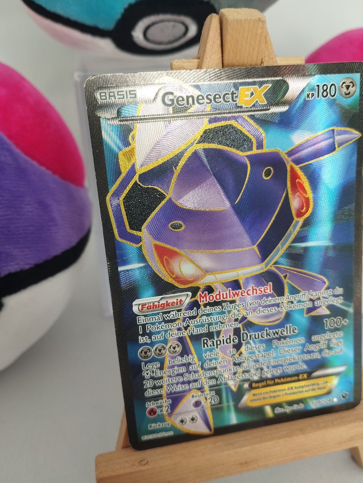 Genesect EX - XY Schicksalsschmiede (DE) - 120/124 - EX Fullart - PL