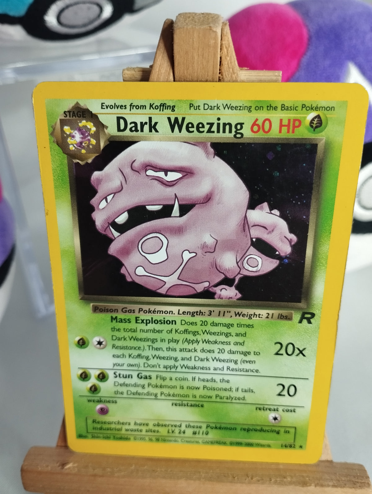 Dunkles Smogmog (Dark Weezing) - Team Rocket (EN) - 14/82 - Holo - PL