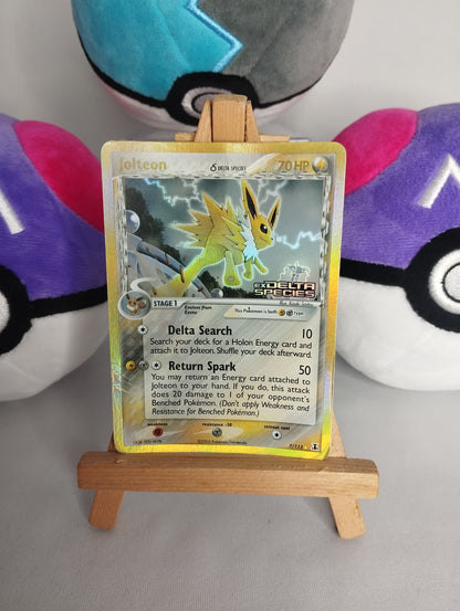 Pokémon Karte Jolteon 7/113 Reverse Holo Stamp Blitza ex Delta Species EN PSA PL