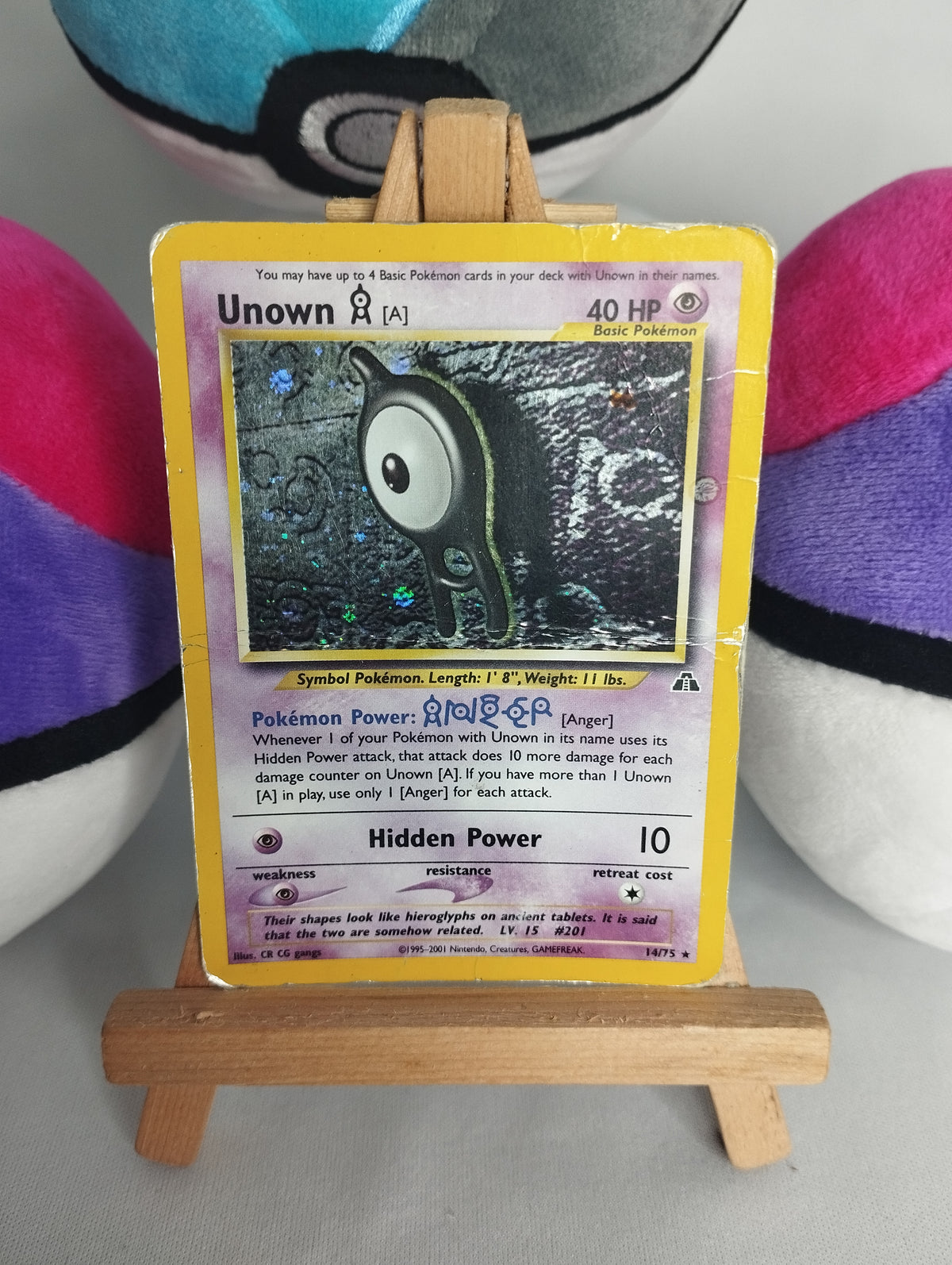 Icognito A (Unown A) - Neo Discovery (EN) - 14/75 - Holo - PL-