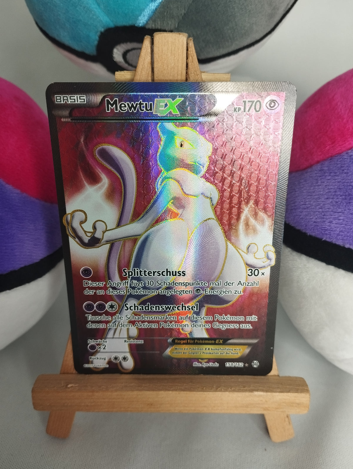 Mewtu EX - XY Turbofieber (DE) - 158/162 - EX Fullart - EX