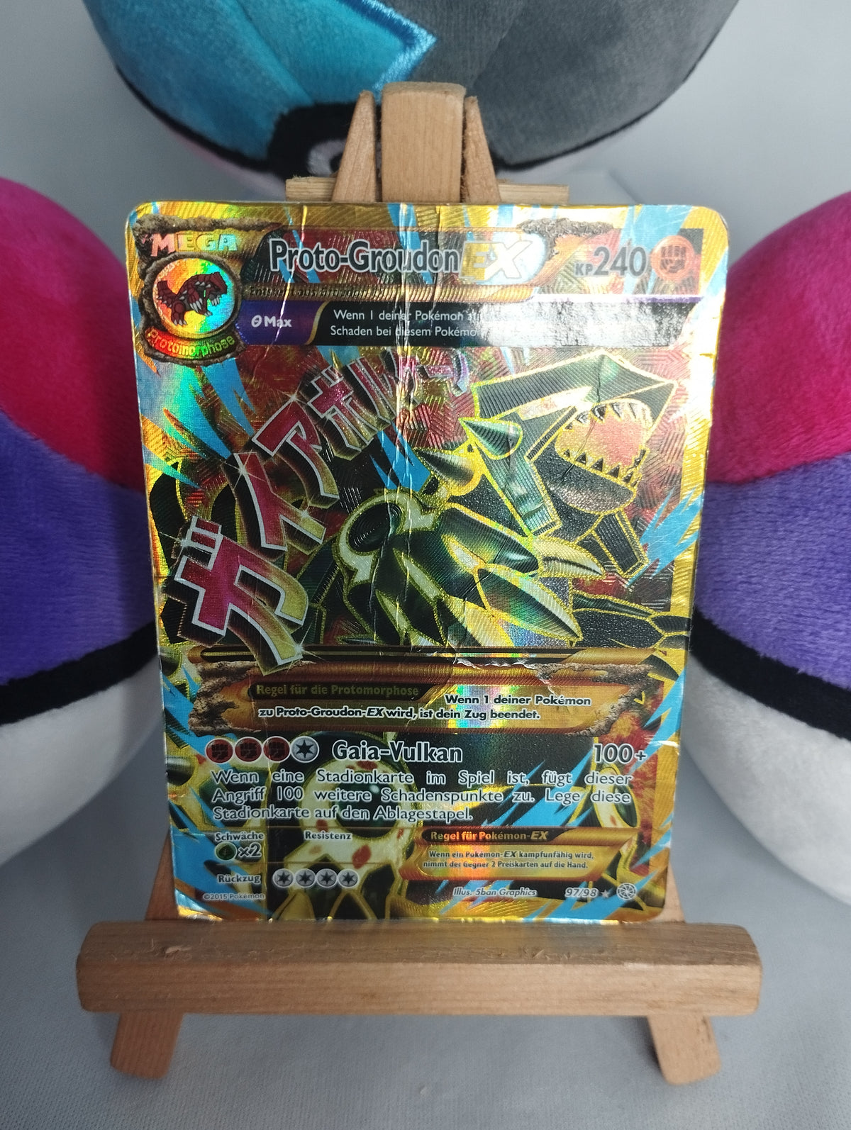 Proto Groudon EX - XY Ewiger Anfang (DE) - 97/98 - EX Fullart - PL-