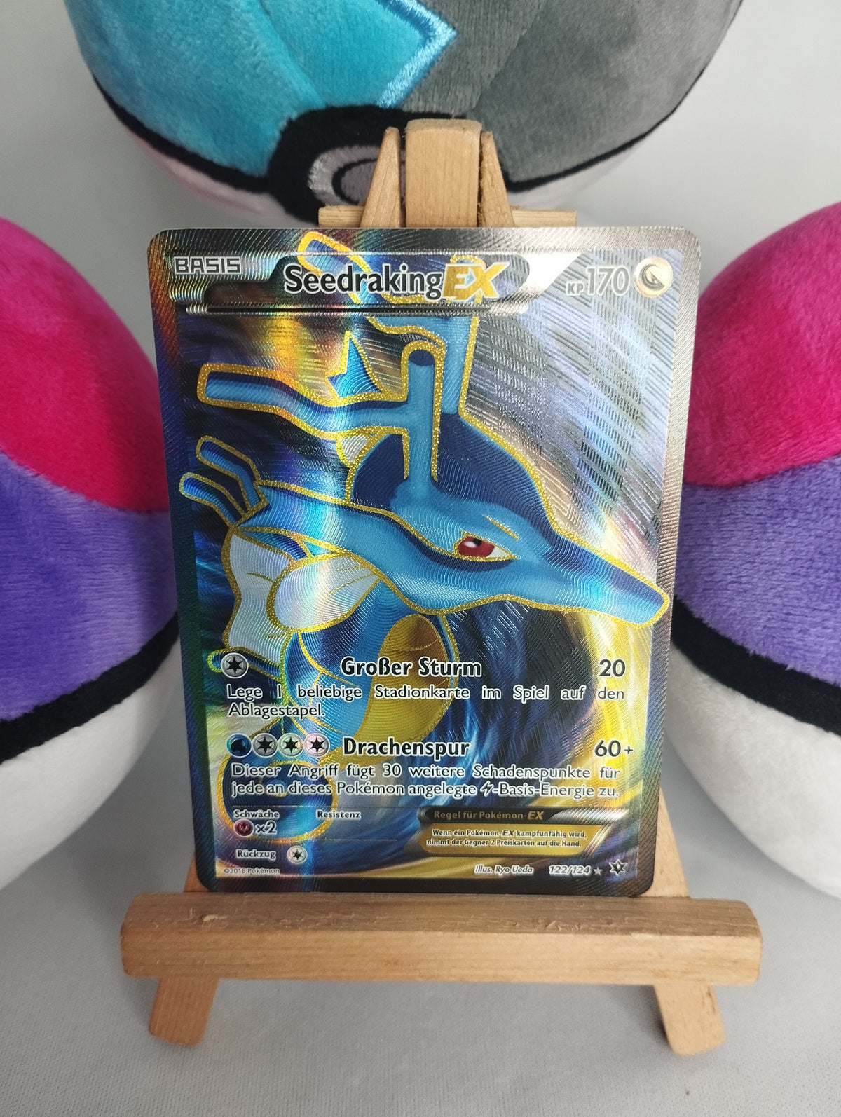 Seedraking EX - XY Schicksalsschmiede (DE) - 122/124 - EX Fullart - NM/EX