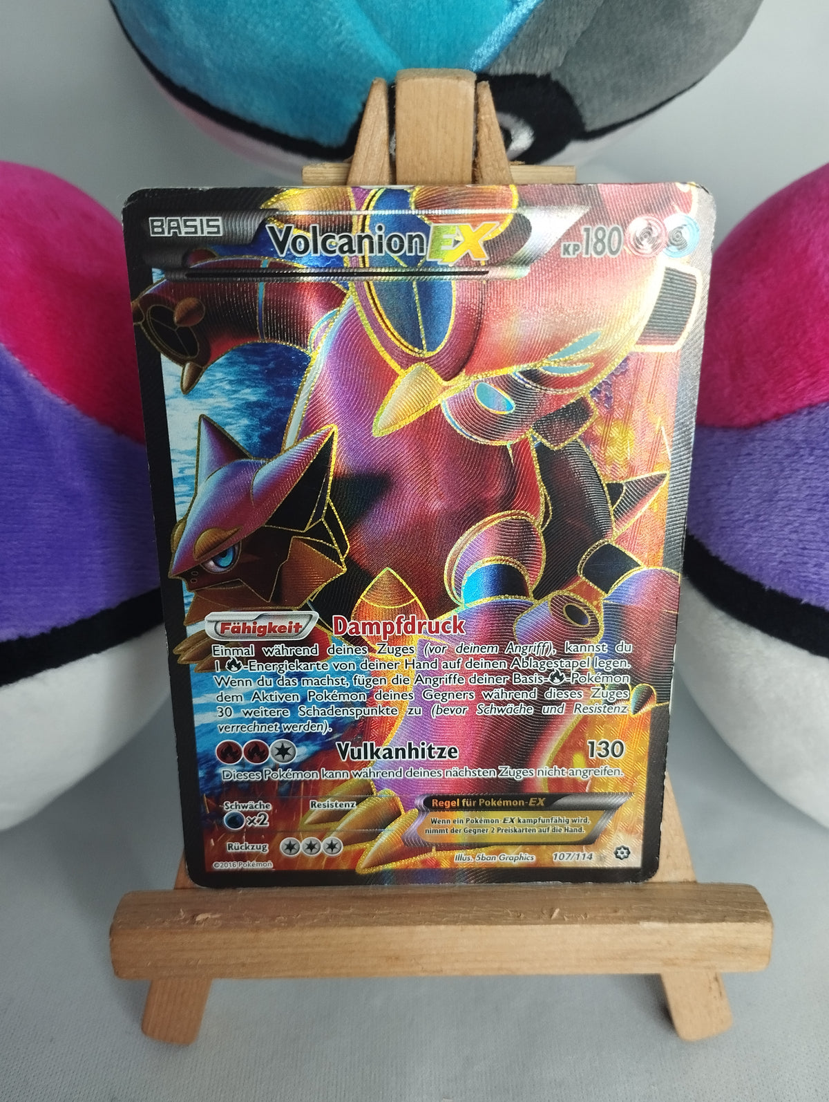 Volcanion EX - XY Dampfkessel (DE) - 107/114 - EX Fullart - PL