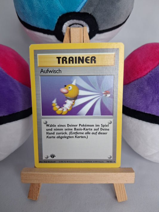 Aufwisch - Base Set (DE) - 78/102 - 1. Edition - NM-/EX+