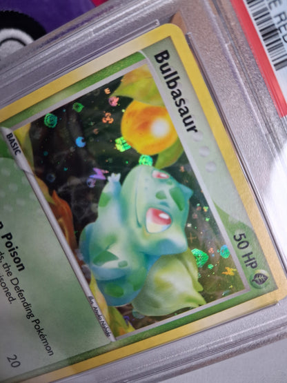 Bisasam (Bulbasaur) - ex Feuerrot & Blattgrün (EN) - 54/112 - Reverse Holo - PSA 9