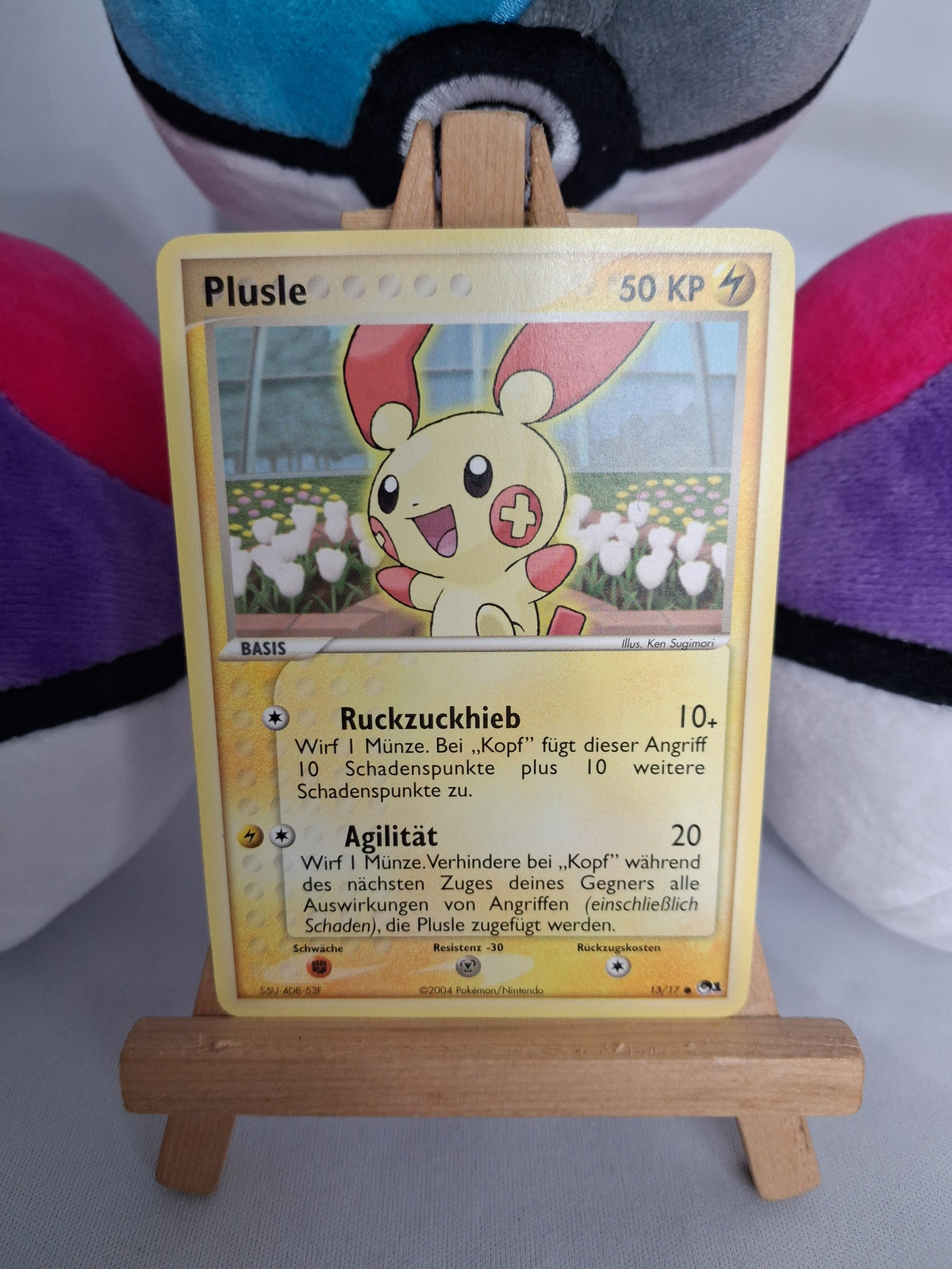 Plusle - POP Series 1 (DE) - 13/17 - Non Holo - NM-/EX+