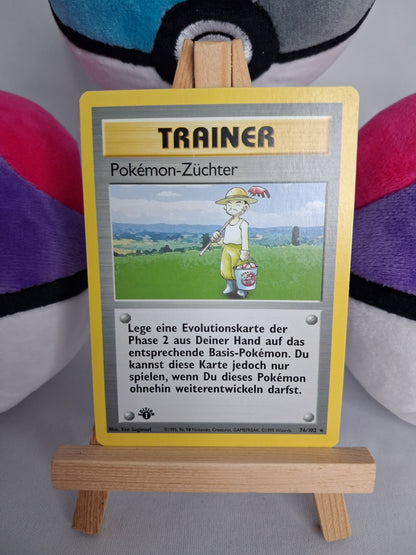Pokémon-Züchter - Base Set (DE) - 76/102 - 1. Edition - EX/EX-